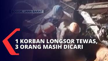 Tim SAR Temukan Titik Lokasi 3 Korban Longsor Kota Bogor, Evakuasi Terkendala Hujan!