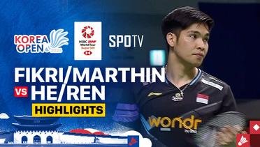 Muhammad Shohibul Fikri/Daniel Marthin (INA) vs He Ji Ting/Ren Xiang Yu (CHN) - Highlights | Korea Open 2024 - Men's Doubles