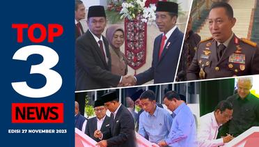[TOP 3 NEWS] Jokowi Lantik Nawawi Ketua KPK, 3 Paslon Deklarasi Pemilu Damai, Kapolri Soal Bitung