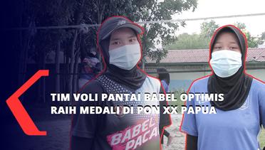 Tim Voli Pantai Babel Optimis Raih Medali di PON XX Papua