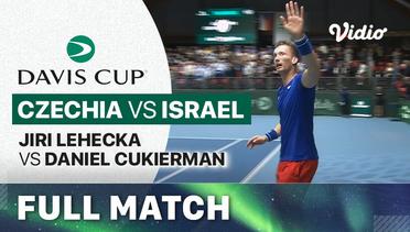 Czechia (Jiri Lehecka) vs Israel (Daniel Cukierman) - Full Match | Qualifiers Davis Cup 2024