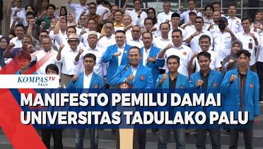 Manifesto Pemilu Damai Universitas Tadulako Palu