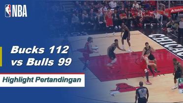 NBA I Cuplikan Pertandingan  Bucks 112 vs Bulls 99