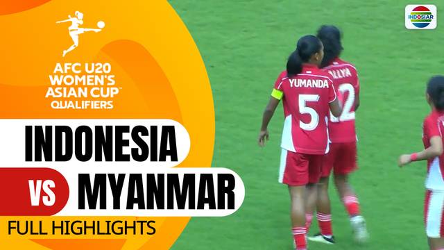 Indonesia VS Myanmar - Full Highlights | AFC U20 Women’s Asian Cup Qualifiers