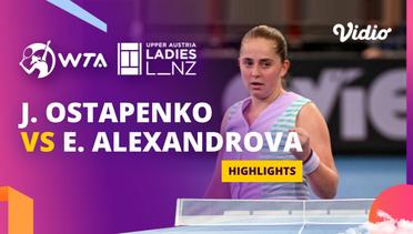 Final: Jelena Ostapenko vs Ekaterina Alexandrova - Highlights | WTA Upper Austria Ladies Linz 2024