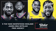 5 Tim yang Berpotensi Menjadi Juara NBA Setelah Free Agency