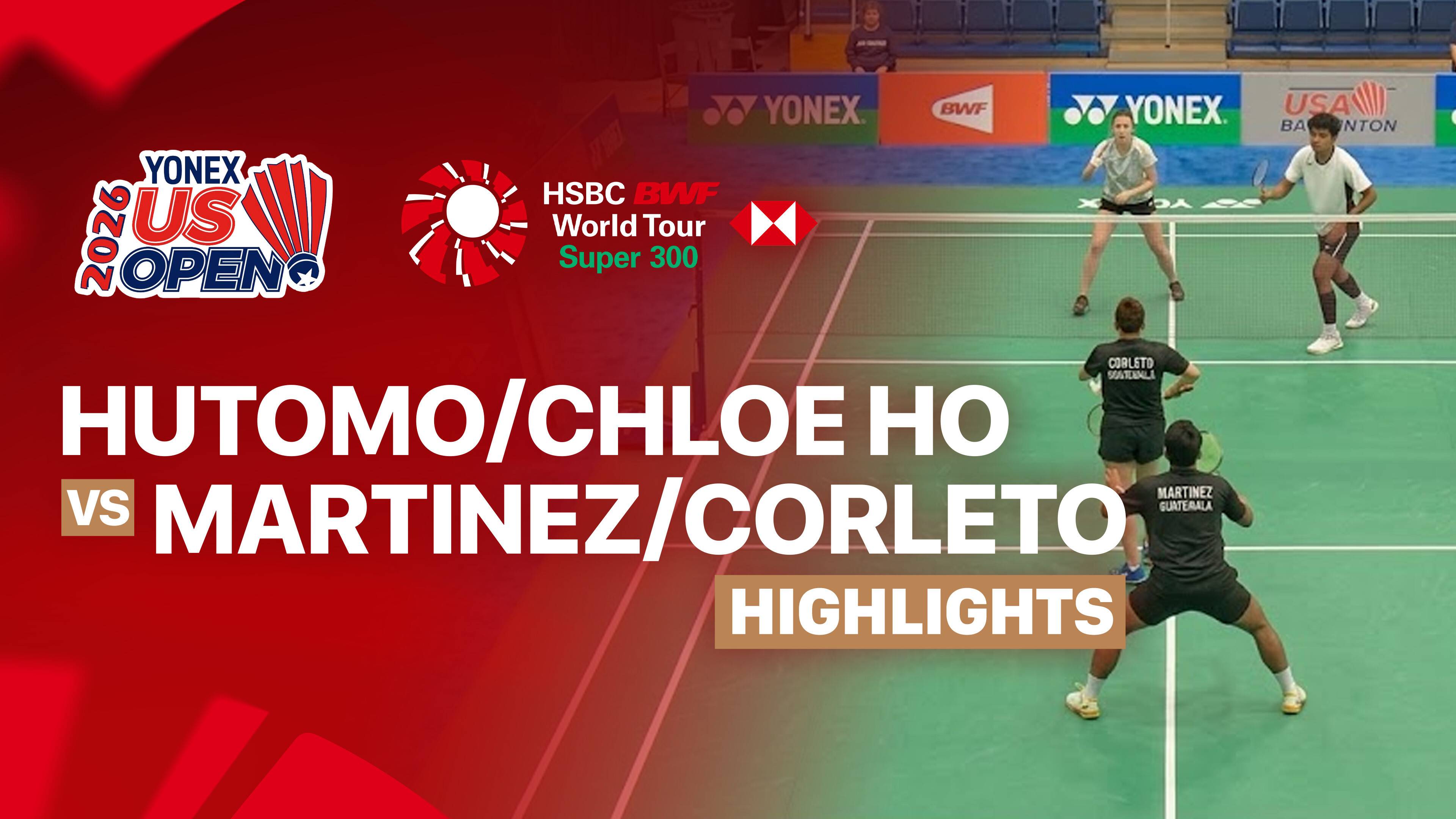 Teges Satriaji Cahyo Hutomo (INA)/Chloe Ho (USA) vs Christopher Martinez/Diana Corleto Soto (GUA) - Mixed Doubles Round of 16 | YONEX US Open 2026