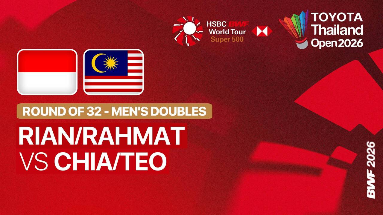 Muhammad Rian Ardianto/Rahmat Hidayat (INA) vs Chia Weijie/Teo Ee Yi ...