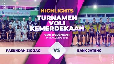 Highlights Turnamen Voli Kemerdekaan - Pasundan vs Bank Jateng