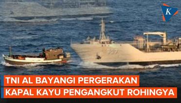 Kembali Masuki Wilayah Perairan Indonesia, TNI-AL Berhasil Halau Kapal Kayu Pengangkut Pengungsi Roh