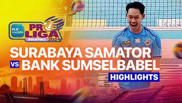 Final Four Putra: Surabaya Samator vs Palembang Bank SumselBabel - Highlights | PLN Mobile Proliga 2025