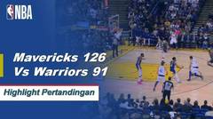 NBA I Cuplikan Pertandingan : Mavericks 126 vs Warriors 91