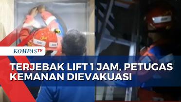 Detik-Detik Evakuasi Petugas Keamanan Terjebak Lift di Kawasan Menteng