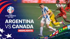Argentina vs Canada - Highlights | CONMEBOL Copa America USA 2024