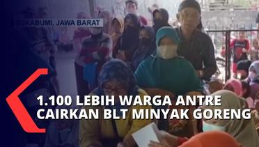 Cegah Kerumunan, Pencairan BLT Minyak Goreng dan Sembako di Sukabumi Berlakukan Sistem Sif