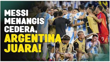 Drama Perpanjangan Waktu dan Tangis Lionel Messi, Argentina Juarai Copa America 2024 Usai Kalahkan Kolombia di Final