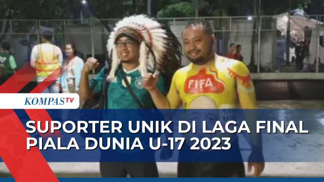 Ragam Suporter Unik di Final Piala Dunia U-17 2023, Ada yang Nekat Body Painting!