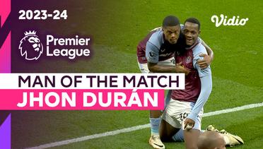 Aksi Man of the Match: Jhon Duran | Aston Villa vs Liverpool | Premier League 2023/24