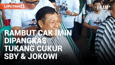 Cak Imin Pangkas Rambut di Tempat Cukur Garut yang Pernah Didatangi SBY dan Jokowi