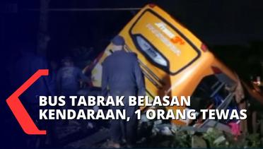 Kecelakaan Beruntun di Bali, Bus Pariwisata Pengangkut Rombongan Pelajar Tabrak 10 Mobil & 2 Motor!