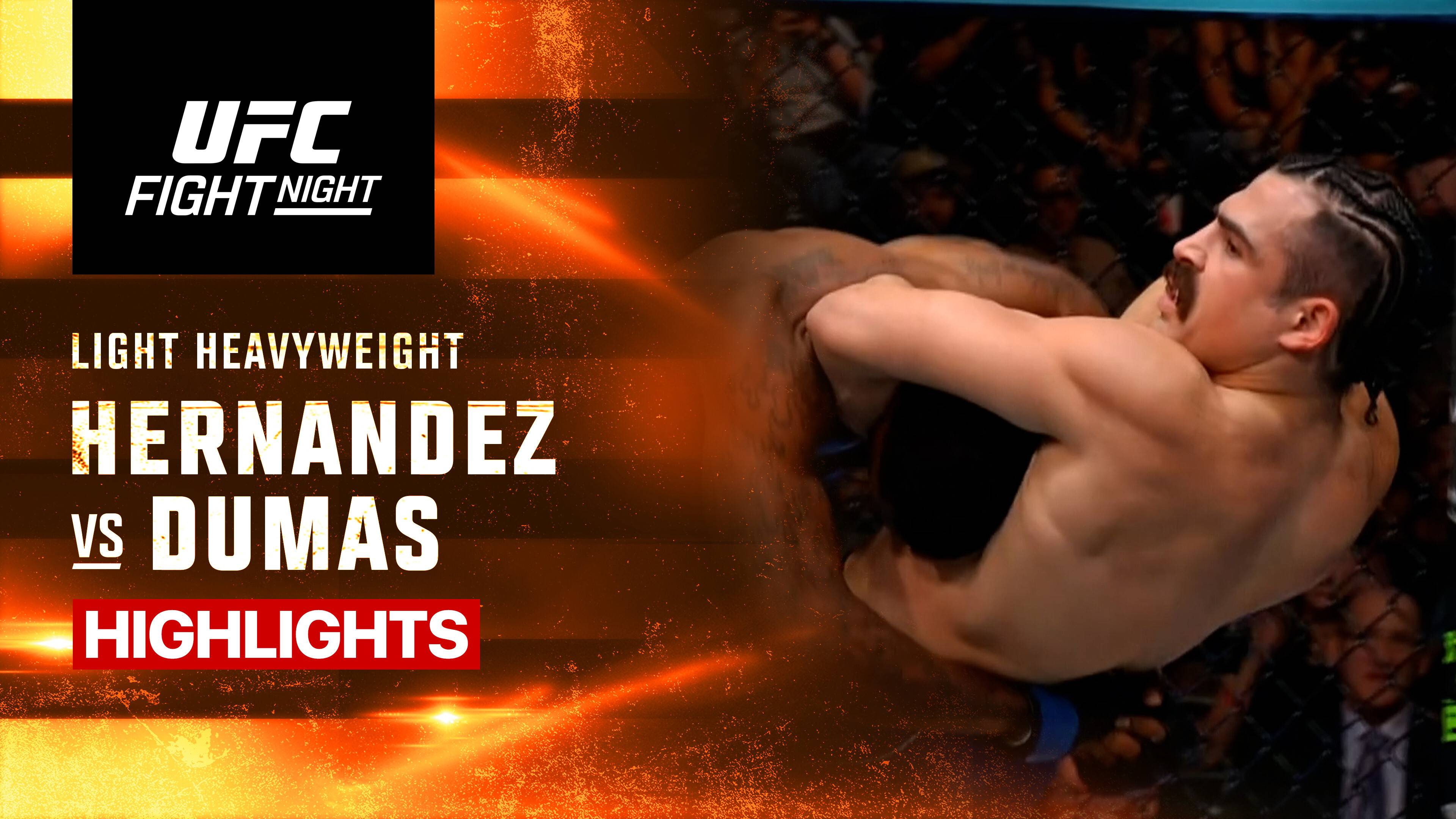Luis Hernandez vs Sedriques Dumas - Light Heavyweight | UFC Fight Night