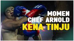 Momen Chef Arnold Kena Tinju dan Kalah TKO dari Codeblu di HSS Series 5