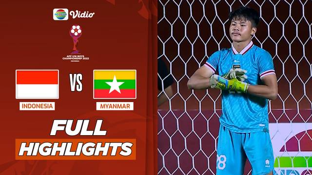 Full Highlights - Indonesia VS Myanmar | Piala AFF U-16 2022