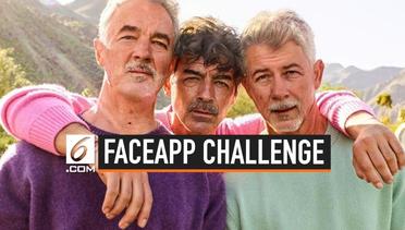 Ramaikan #FaceAppChallenge, Sejumlah Selebritas Unggah Foto Tua