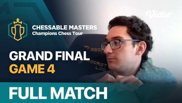 Full Match | Grand Final: Fabiano Caruana vs Hikaru Nakamura - Game 4 | Champions Chess Tour 2022/23