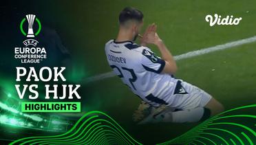 PAOK vs HJK - Highlights | UEFA Europa Conference League 2023/24