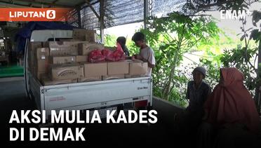 Kades di Demak Borong Pasar Murah Untuk Dibagikan ke Warga