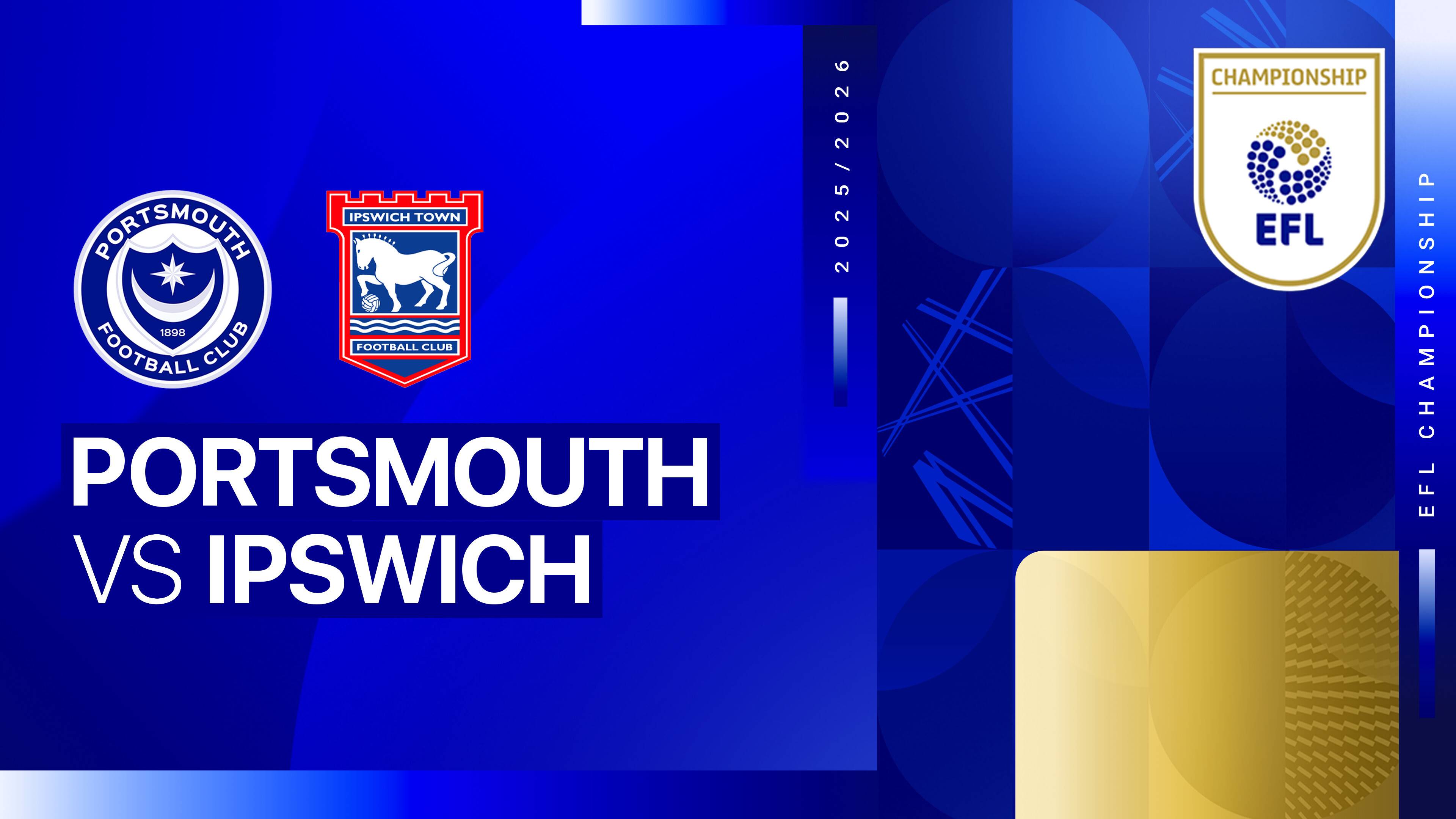 Portsmouth FC vs Ipswich Town FC