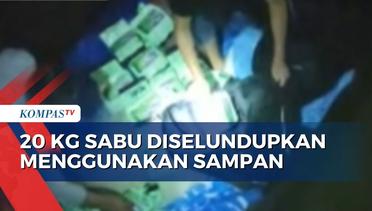 Polisi Gagalkan Penyelundupan 20 KG Sabu dari Malaysia yang Akan Diedarkan di Pulau Sumatera