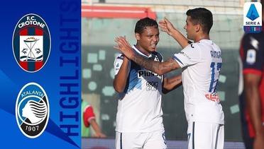 Match Highlight |  Crotone 1 vs 2 Atalanta | Serie A 2020