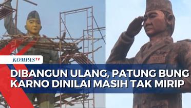 Patung Bung Karno di Pangkalan Balai Masih Tak Mirip Meski Telah Dibangun Ulang, Warga Kecewa!