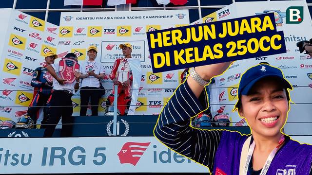 Rider AHRT, Herjun Atna Firdaus Naik Podium di ARRC Mandalika 2023