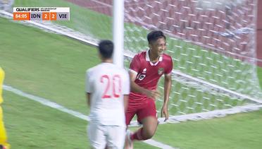 GOL!!! Crossing Ditengah Pressure Nico Hanya Butuh Sentuhan Rabbani (Idn)! Indonesia Cepat Membalap 3-2! | Kualifikasi Piala AFC U20 2023