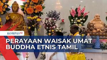 Umat Buddha Etnis Tamil di Kota Medan Rayakan Hari Tri Suci Waisak 2567