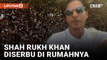 Rayakan Ulang Tahun, Rumah Shah Rukh Khan Diserbu Ribuan Orang