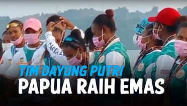 Tim Dayung Putri Papua Berhasil Raih Medali Emas PON XX