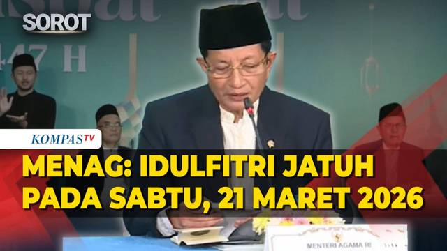Hasil Sidang Isbat, Menag: Idulfitri 1 Syawal 1447 H Jatuh Pada Sabtu 21 Maret 2026