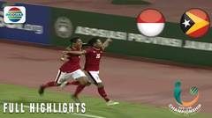 Indonesia (3) vs (0) Timor Leste - Full Highlights | AFF U-16 Championship 2018