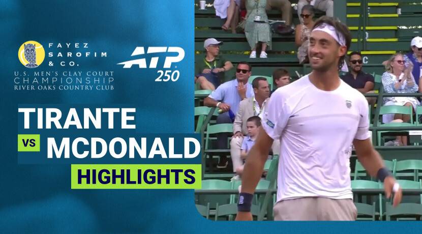 Thiago Agustin Tirante vs Mackenzie McDonald - Round 2 | ATP 250: Fayez Sarofim & Co. U.S. Men's Clay Court Championship 2026
