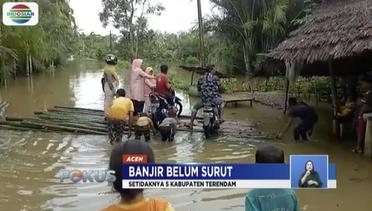 Luapan Sungai Tenom di Aceh Isolir 2 Desa di Kecamatan Panga - Fokus  