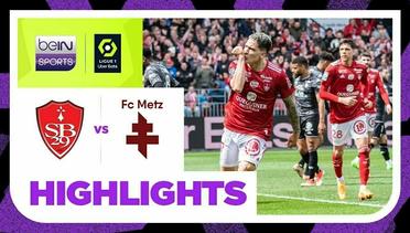 Brest vs Metz - Highlights | Ligue 1 2023/2024