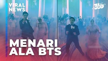 Viral! Aksi Sepasang Pengantin Menari Ala BTS Di Acara Pernikahan
