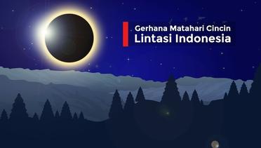 Gerhana matahari cincin lintasi Indonesia