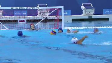 Water Polo Women's Thailand vs Philippines | 1st Quarter Highlights | 28th SEA Games Singapore 2015