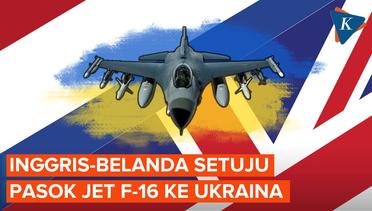 Meski Tanpa AS, Inggris dan Belanda Setuju Pasok Jet F-16 ke Ukraina