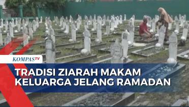 Jelang Ramadan, Ratusan Warga di Palembang Ziarah Kubur di TMP Ksatria Ksetra Siguntang